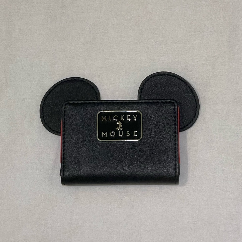 Mickey Mouse Classic Cartoon Character ID Card Wallet 🖤❤️